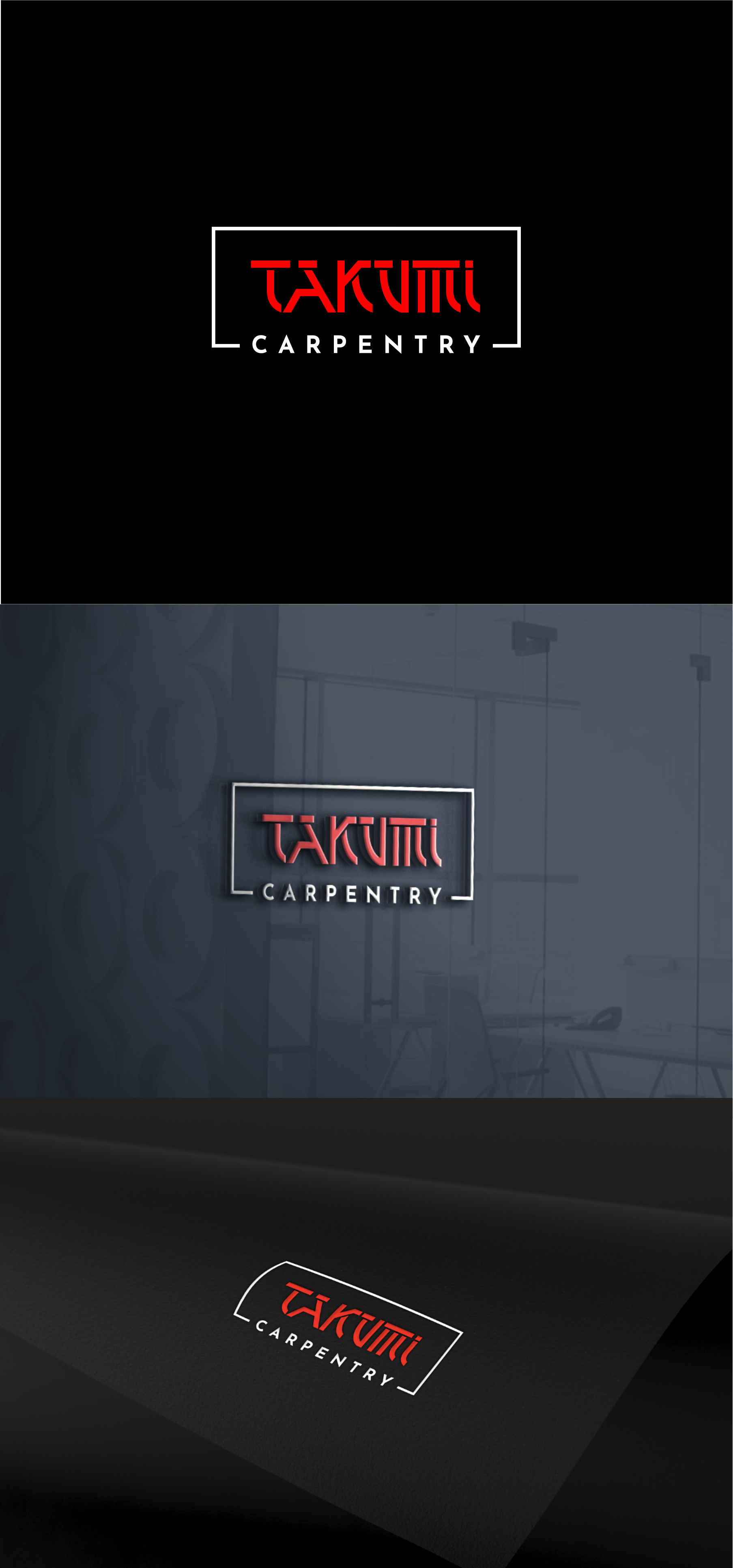 Logo Design by *mary for Takumi Carpentry | Design #33640146
