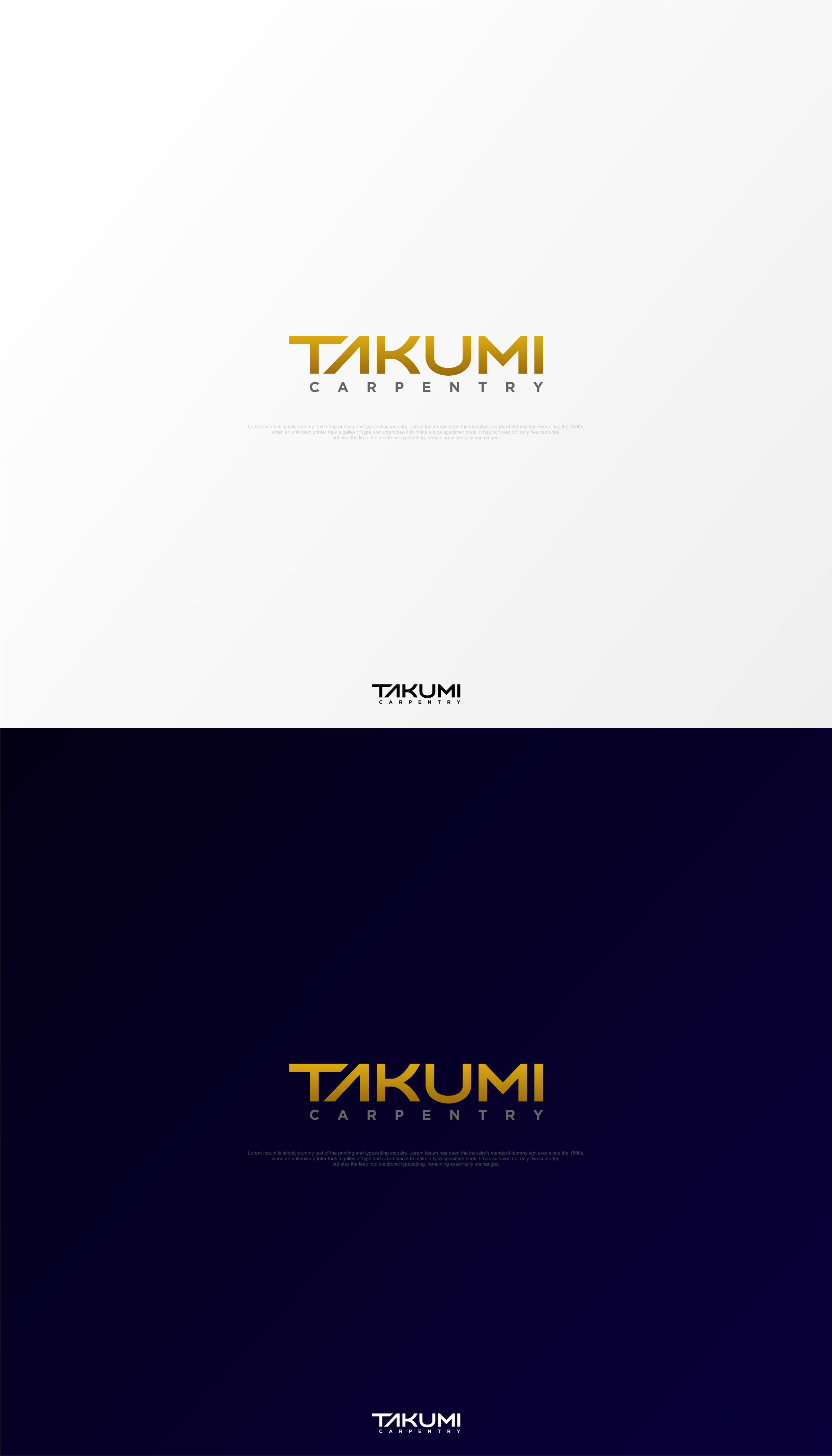 Design de Logo par ace_art™ pour Takumi Carpentry | Design #33657419