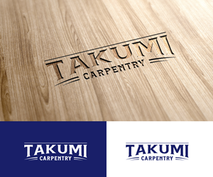 Logo Design by step forward 2 for Takumi Carpentry | Design: #33639806