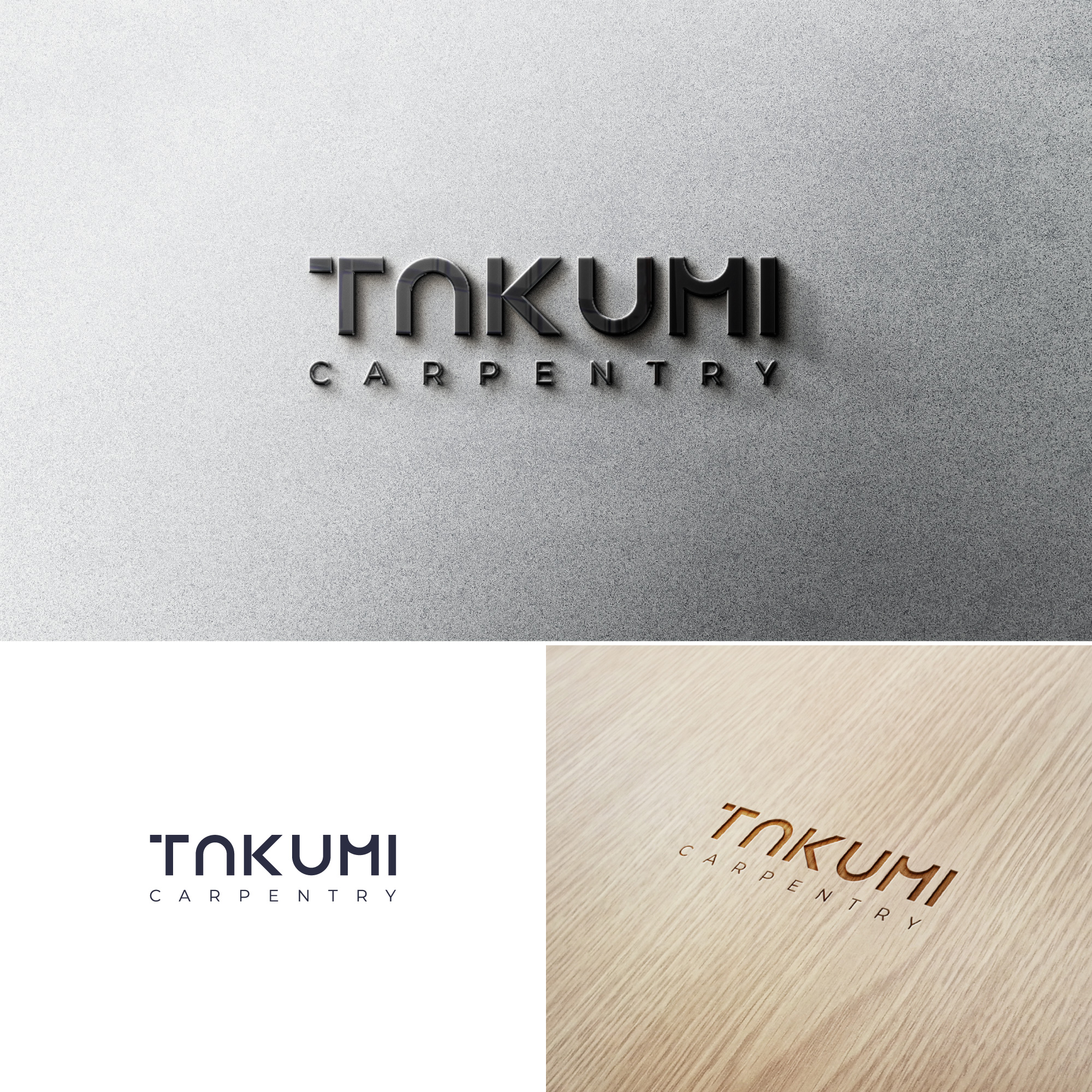 Logo Design by Arjuna Design for Takumi Carpentry | Design #33638847
