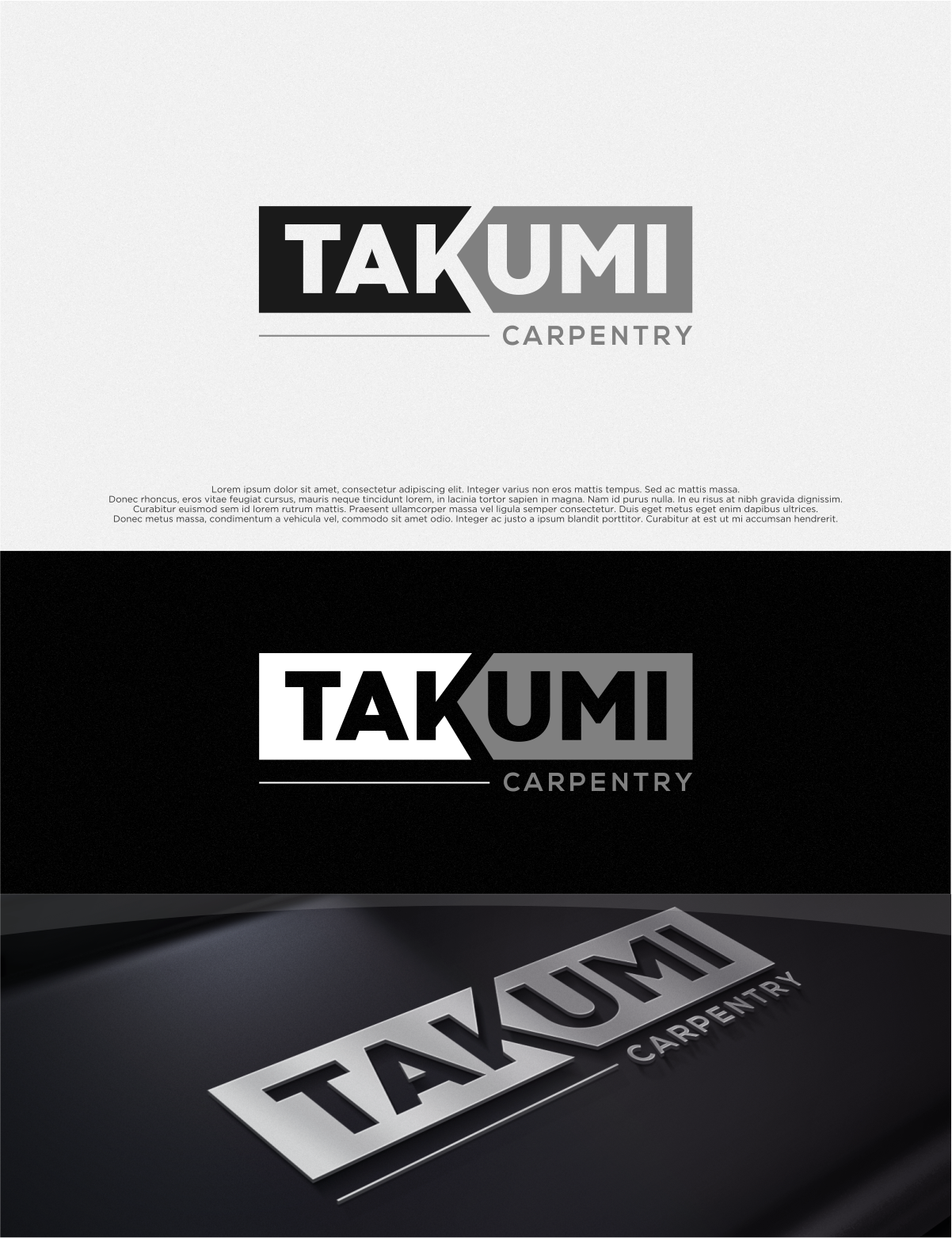 Design de Logo par shiroRo pour Takumi Carpentry | Design #33712600