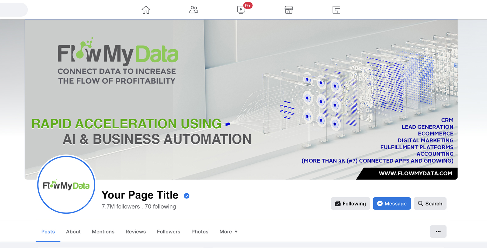 Facebook Design by Aaron V for this project | Design #33651355