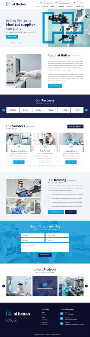 Web Design par sai.designer87 pour ce projet | Design : #33657439