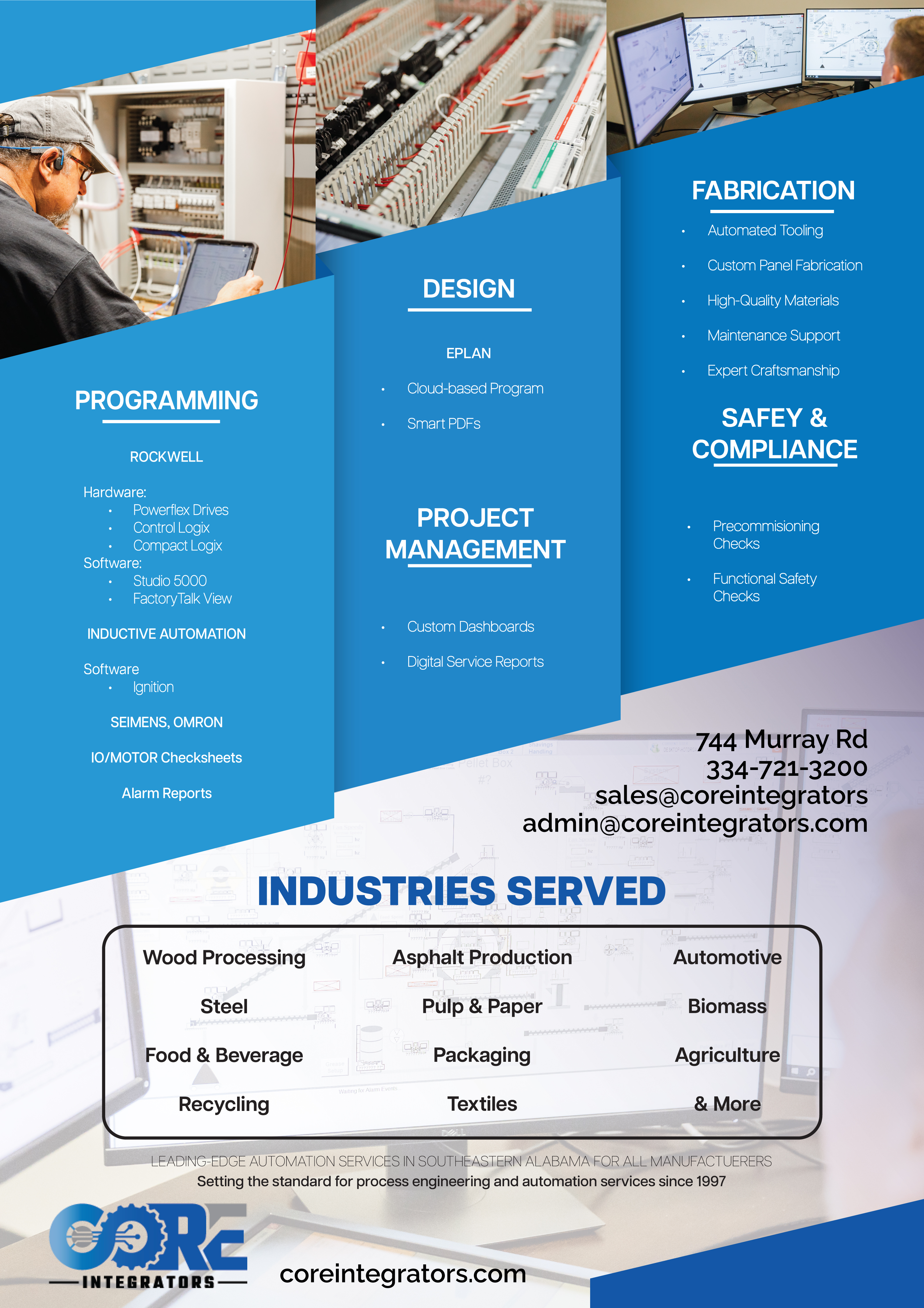 Broschüren-Design von Jibon Chowdhury für CORE Integrators | Design #33660235