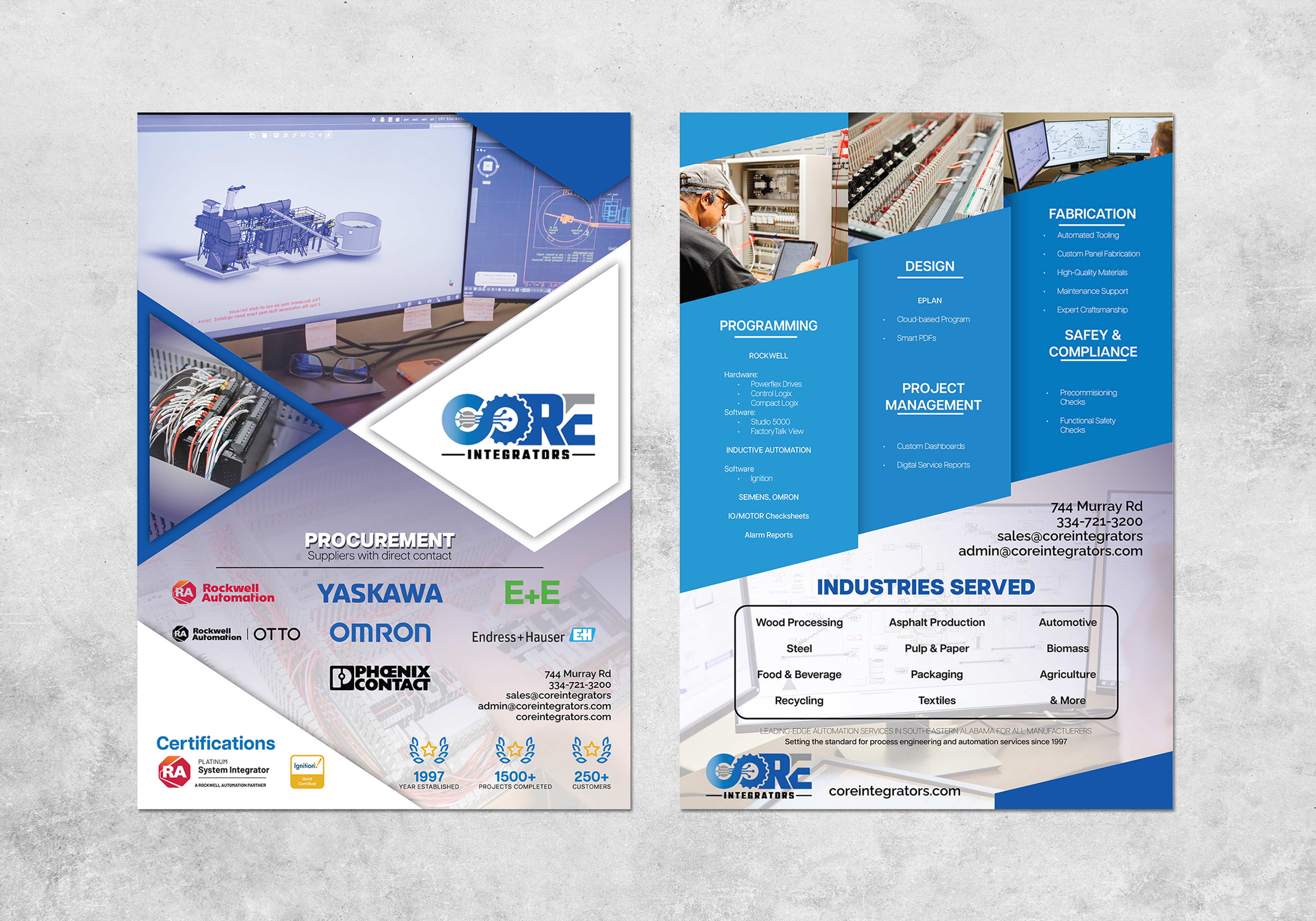 Brochure Design by Jibon Chowdhury for CORE Integrators | Design #33660246