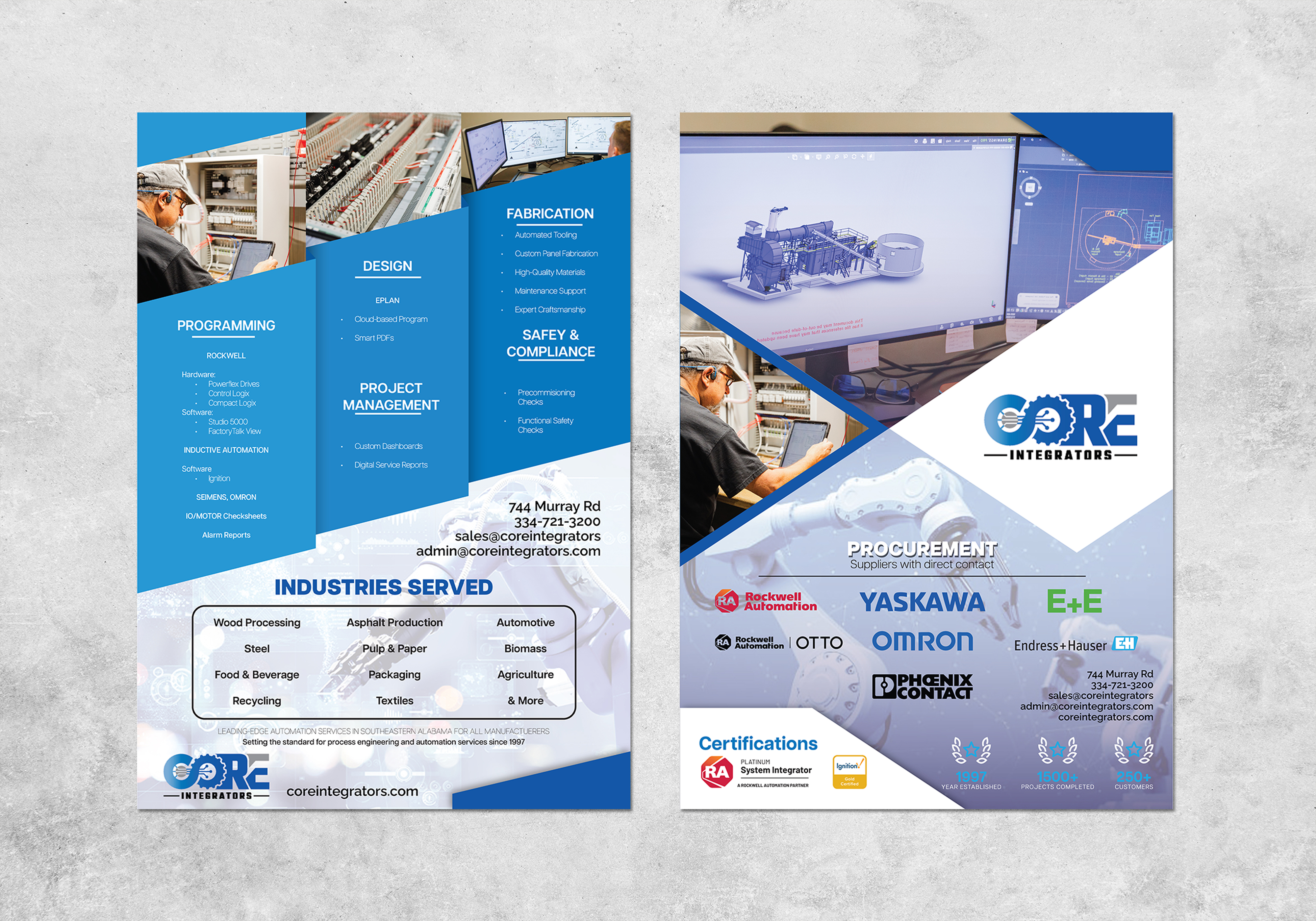 Brochure Design by Jibon Chowdhury for CORE Integrators | Design #33660457
