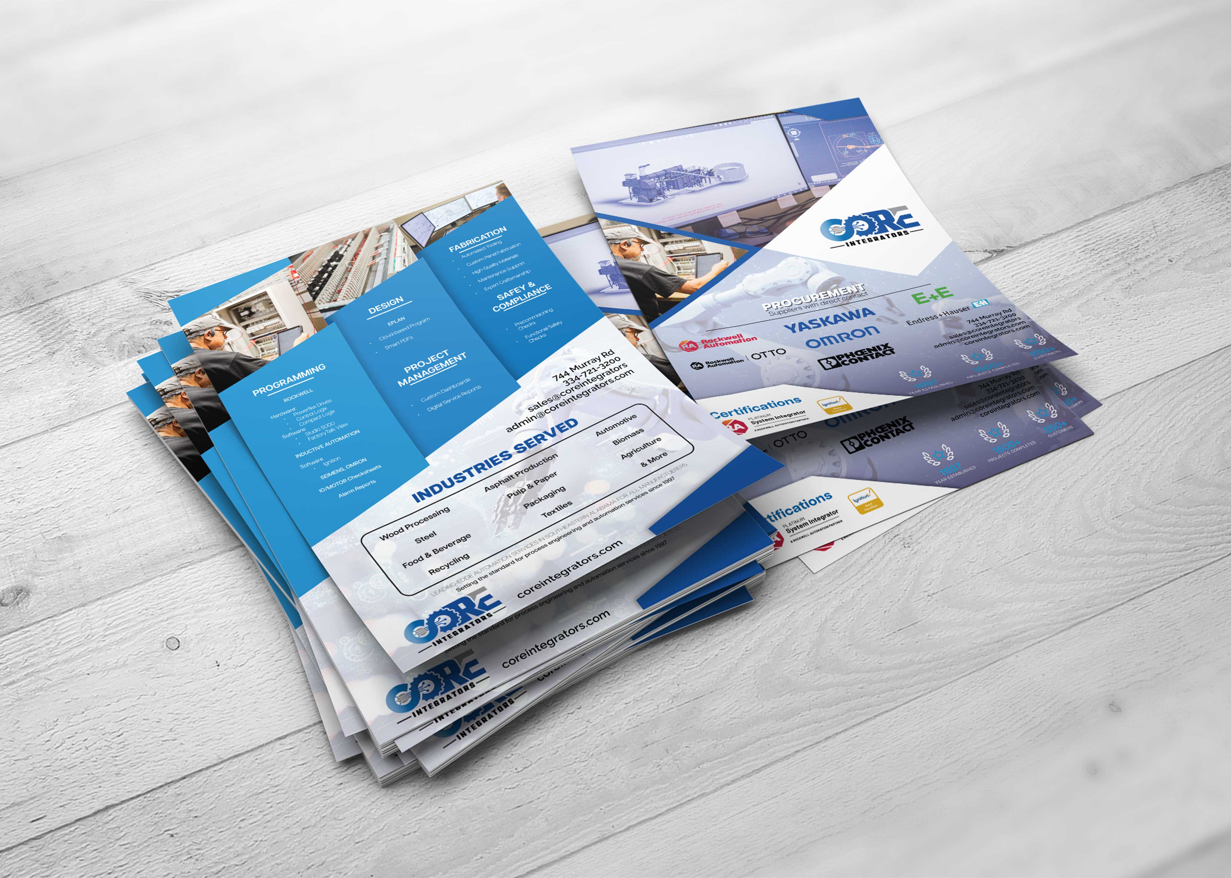 Brochure Design by Jibon Chowdhury for CORE Integrators | Design #33660462
