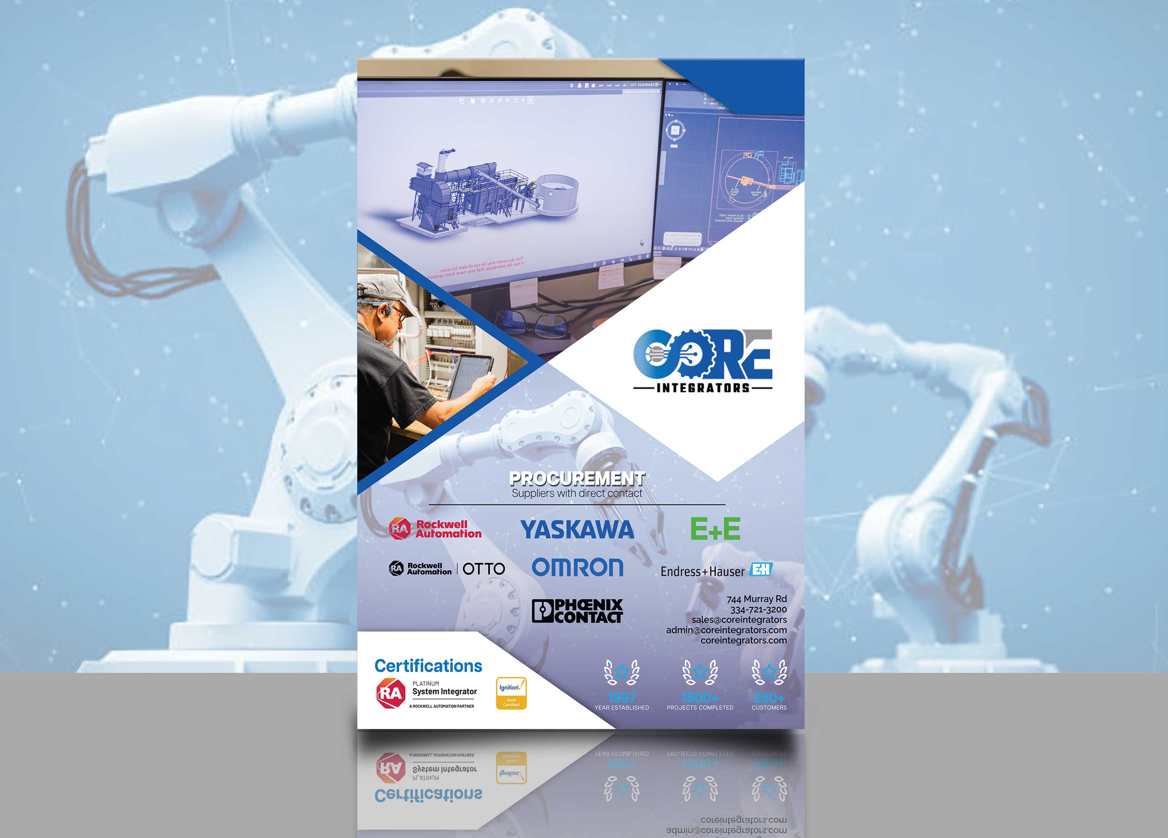 Brochure Design by Jibon Chowdhury for CORE Integrators | Design #33660465