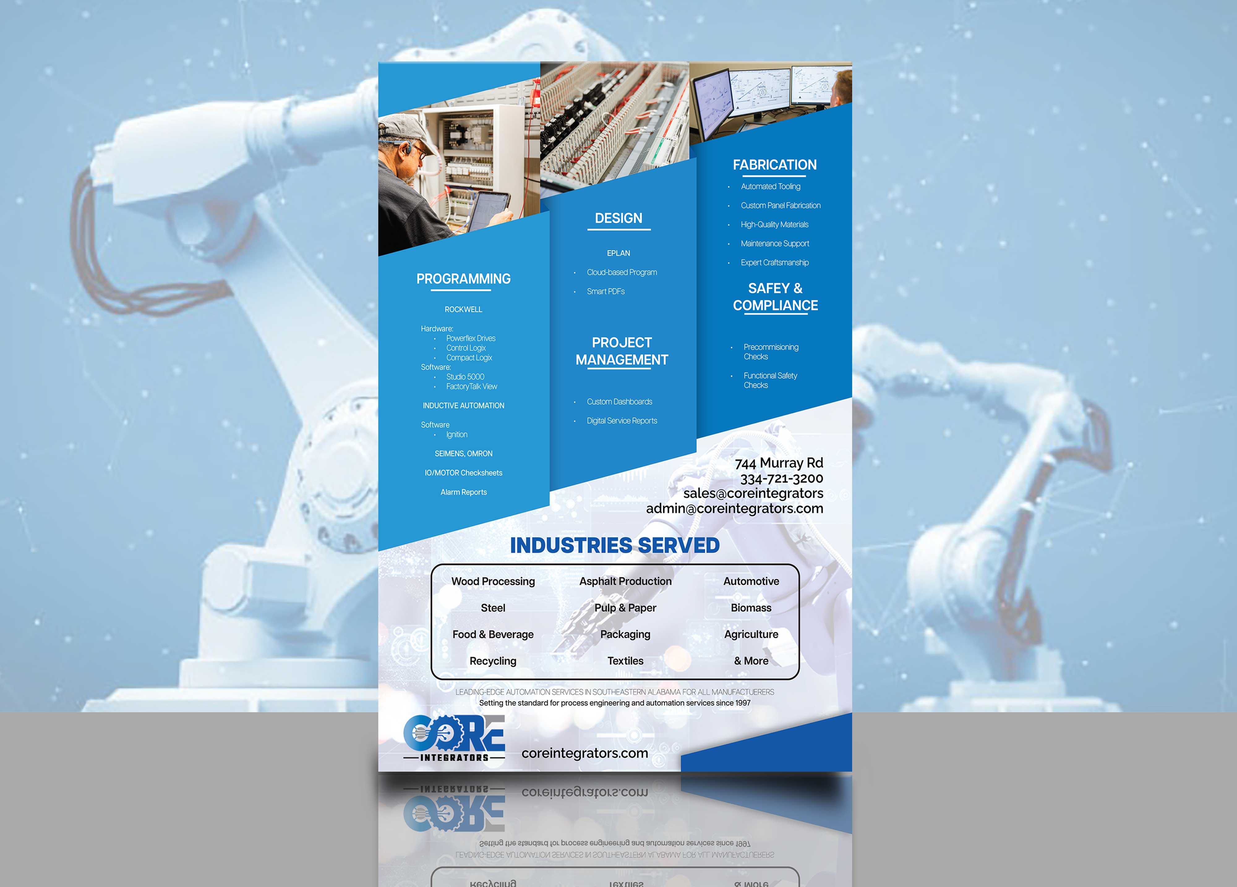 Brochure Design by Jibon Chowdhury for CORE Integrators | Design #33660470