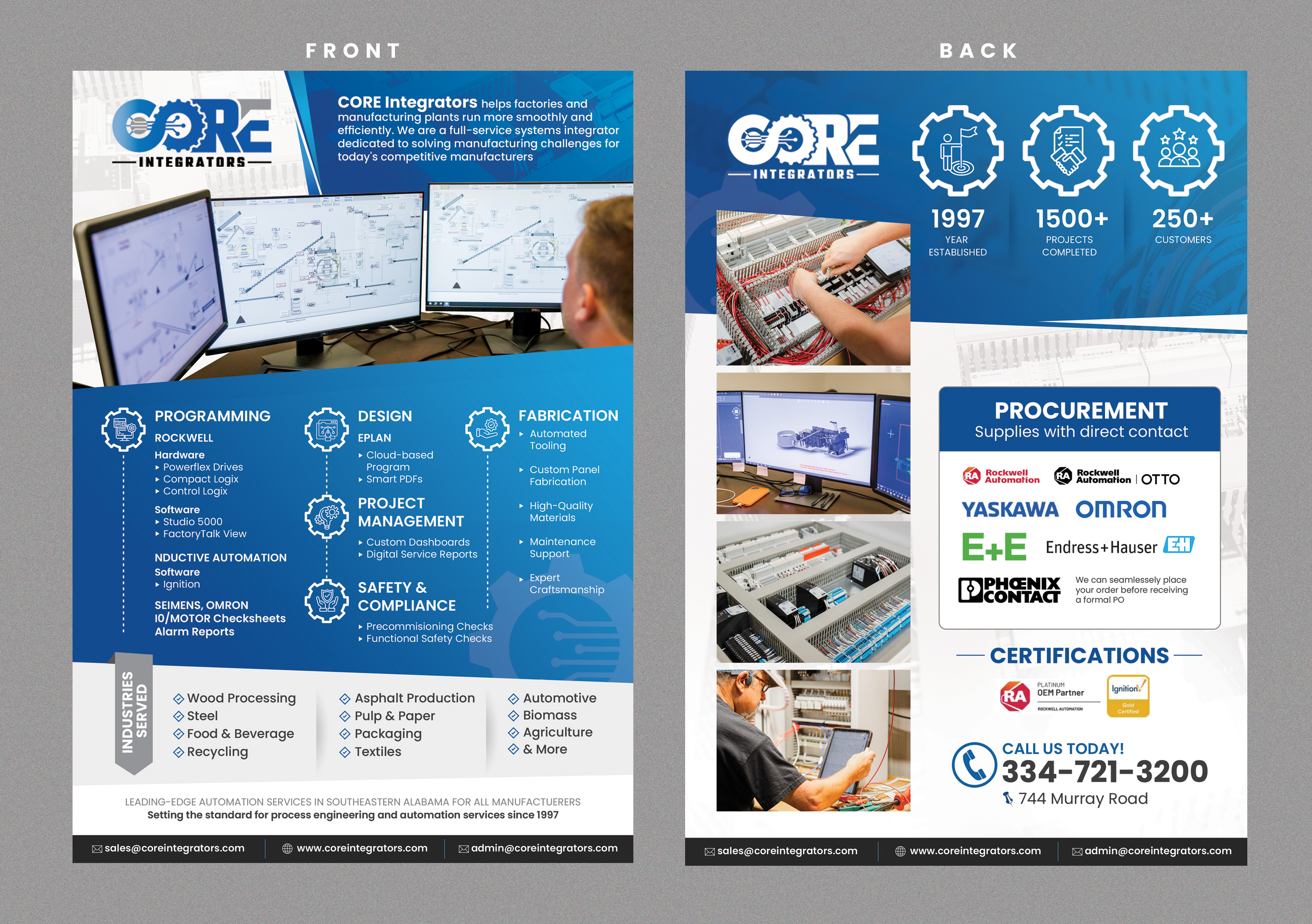 Broschüren-Design von Stan$oul für CORE Integrators | Design #33654819