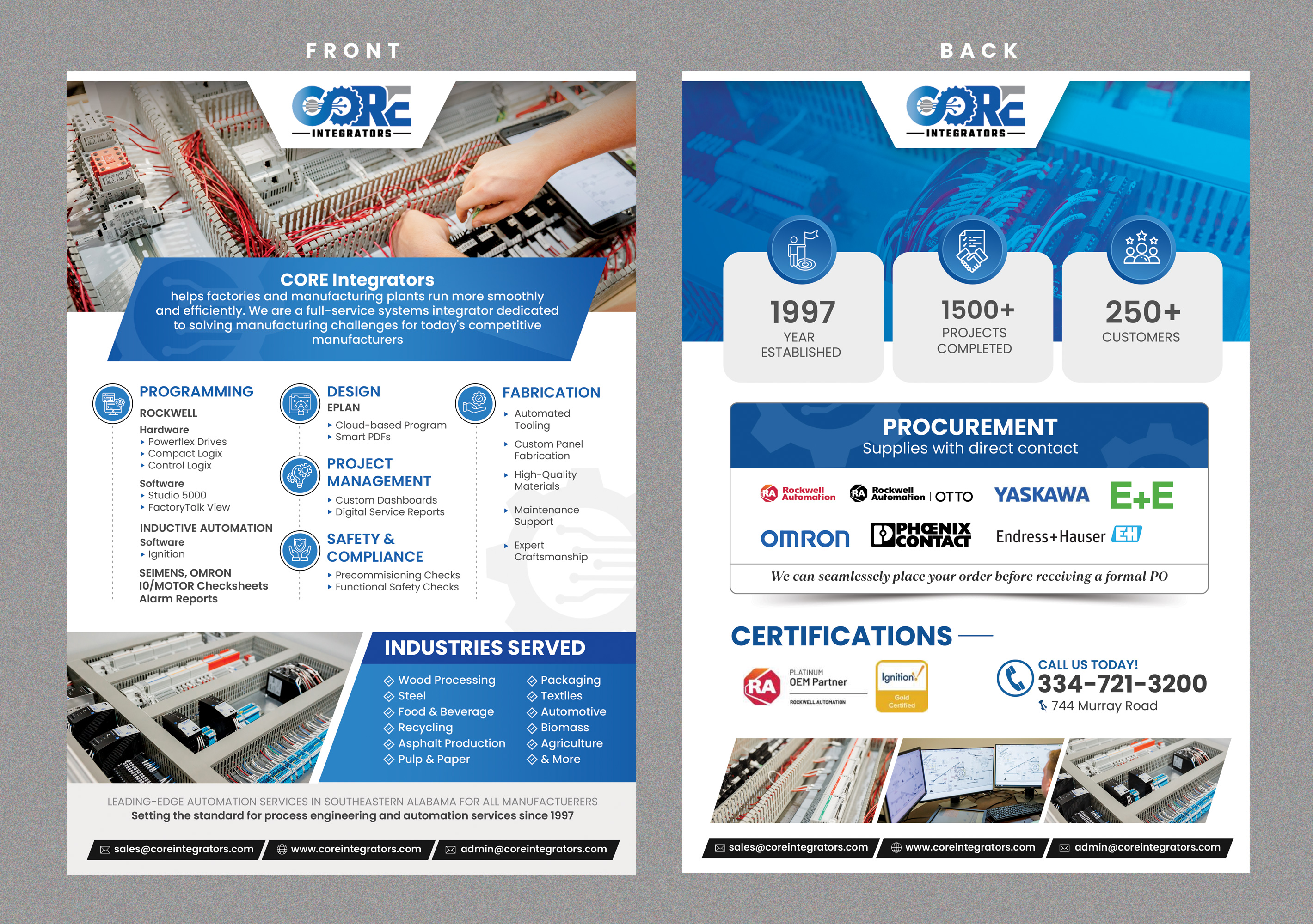 Brochure Design by Stan$oul for CORE Integrators | Design #33705963