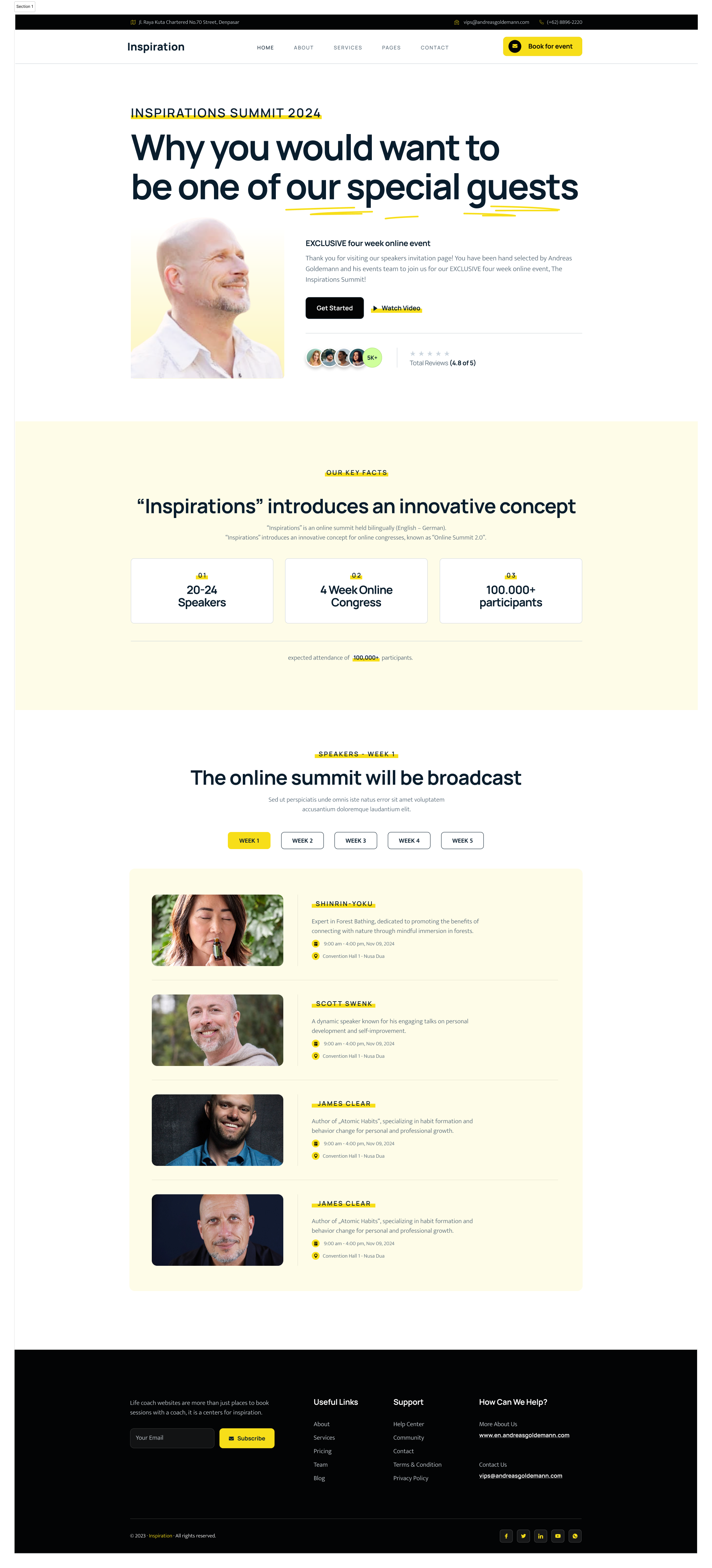 Landing Page-Design von vyasarajs für dieses Projekt | Design #33695765