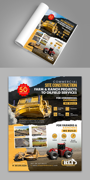 Diseño Publicitario por debdesign para Kocurek Land Improvement, Inc | Diseño: #33656101