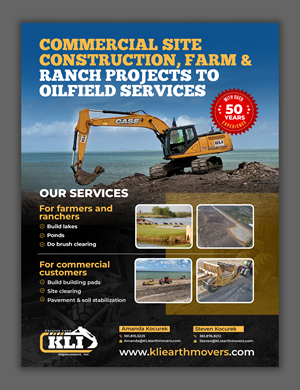 Diseño Publicitario por debdesign para Kocurek Land Improvement, Inc | Diseño: #33656145