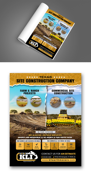 Diseño Publicitario por debdesign para Kocurek Land Improvement, Inc | Diseño: #33656556