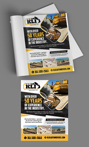 Design Publicitaire par Dzhafir pour Kocurek Land Improvement, Inc | Design #33656976