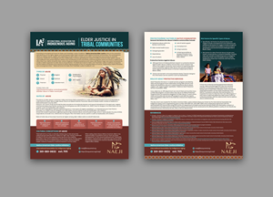 Flyer Design by debdesign for International Association for Indigenous Aging | Design: #33662074