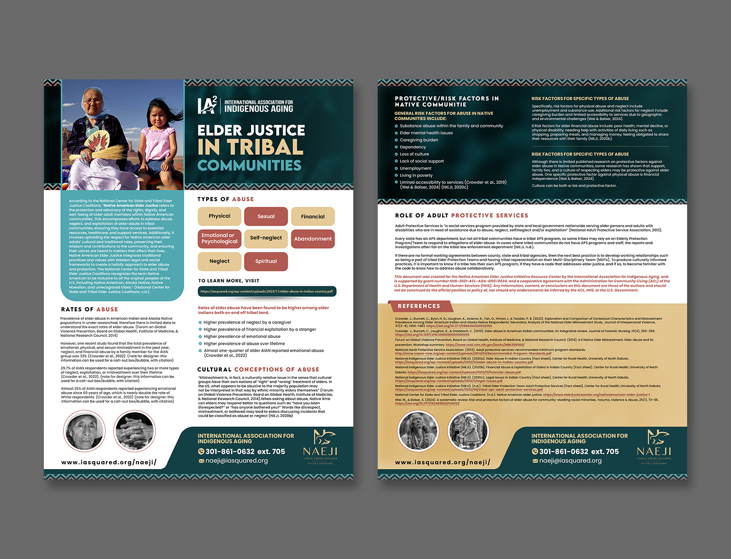 Flyer-Design von debdesign für International Association for Indigenous Aging | Design #33662097