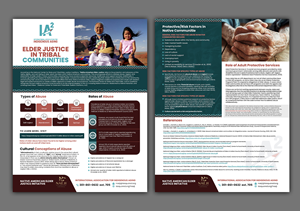 Flyer Design by debdesign for International Association for Indigenous Aging | Design: #33665025