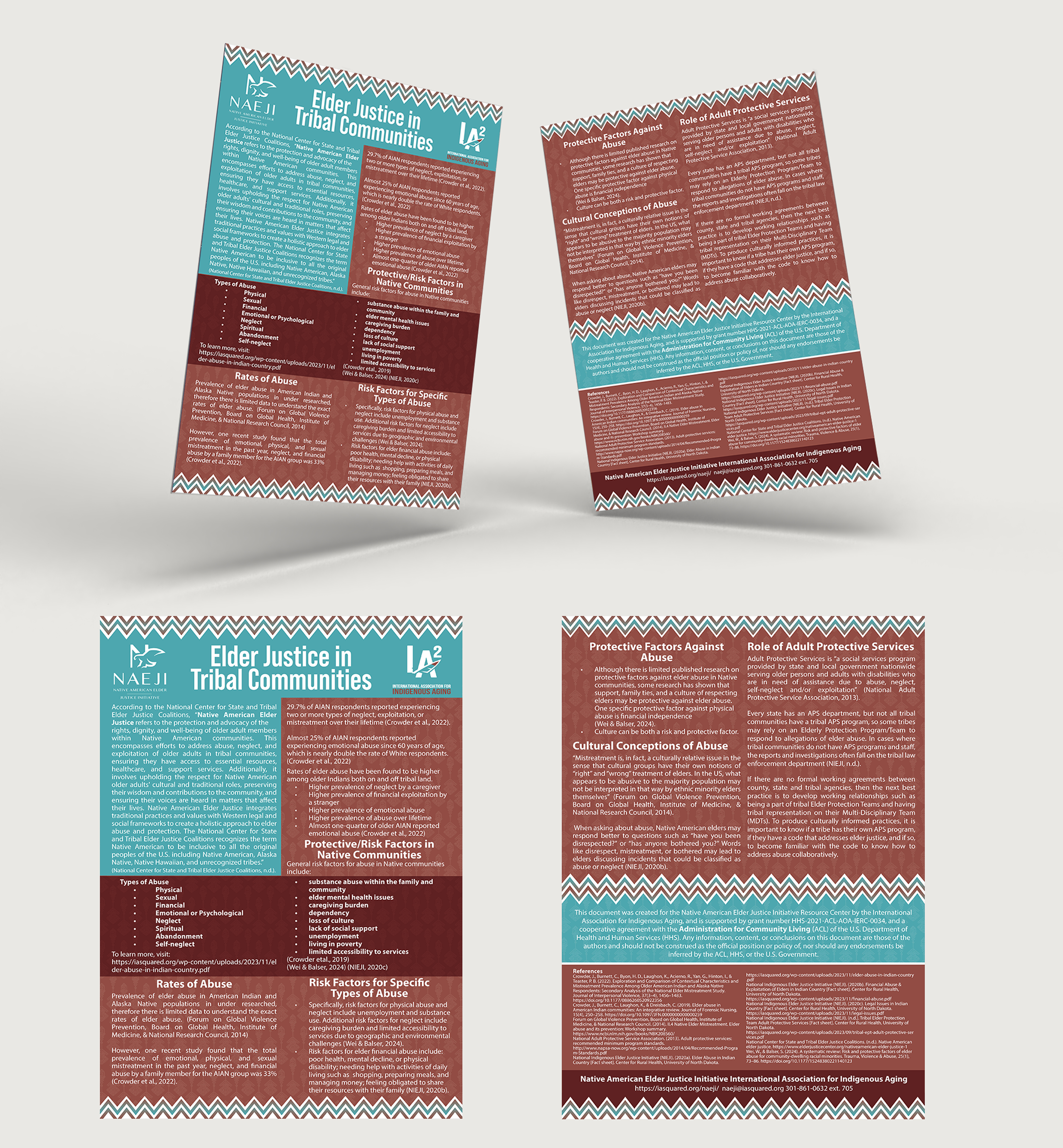 Flyer Design by Impressive Designs for International Association for Indigenous Aging | Design #33663372