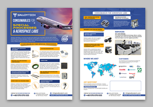 Design de Flyer par debdesign pour Salloytech Sp. z o.o. | Design : #33670465