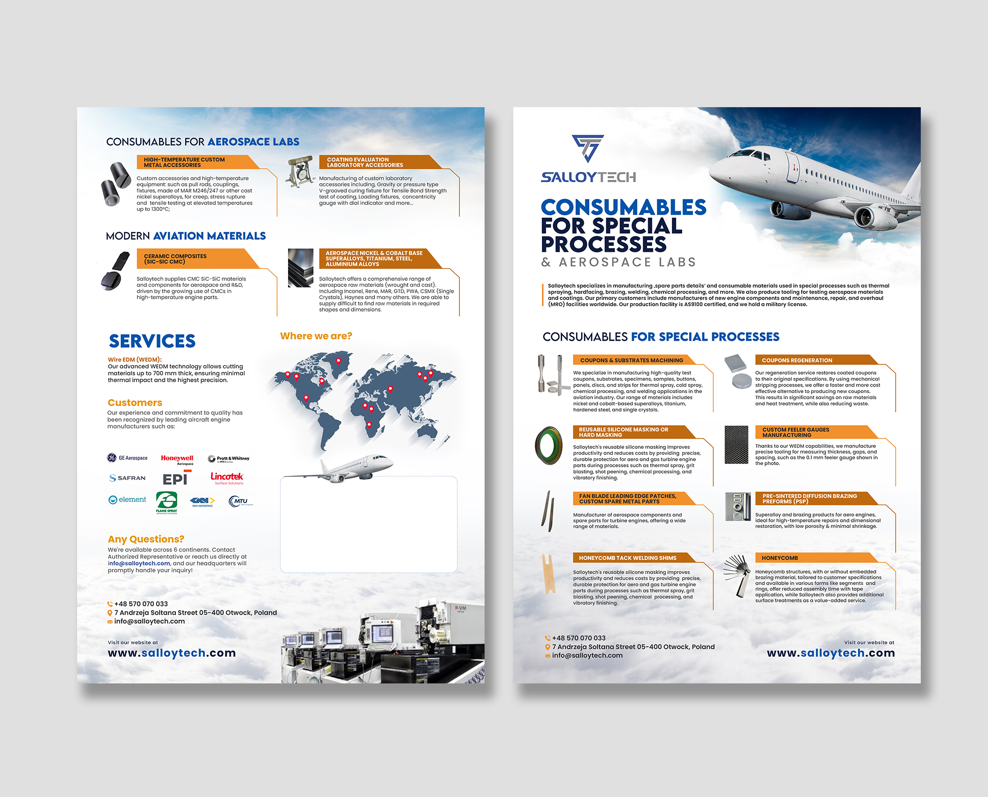 Flyer Design by debdesign for Salloytech Sp. z o.o. | Design #33670754