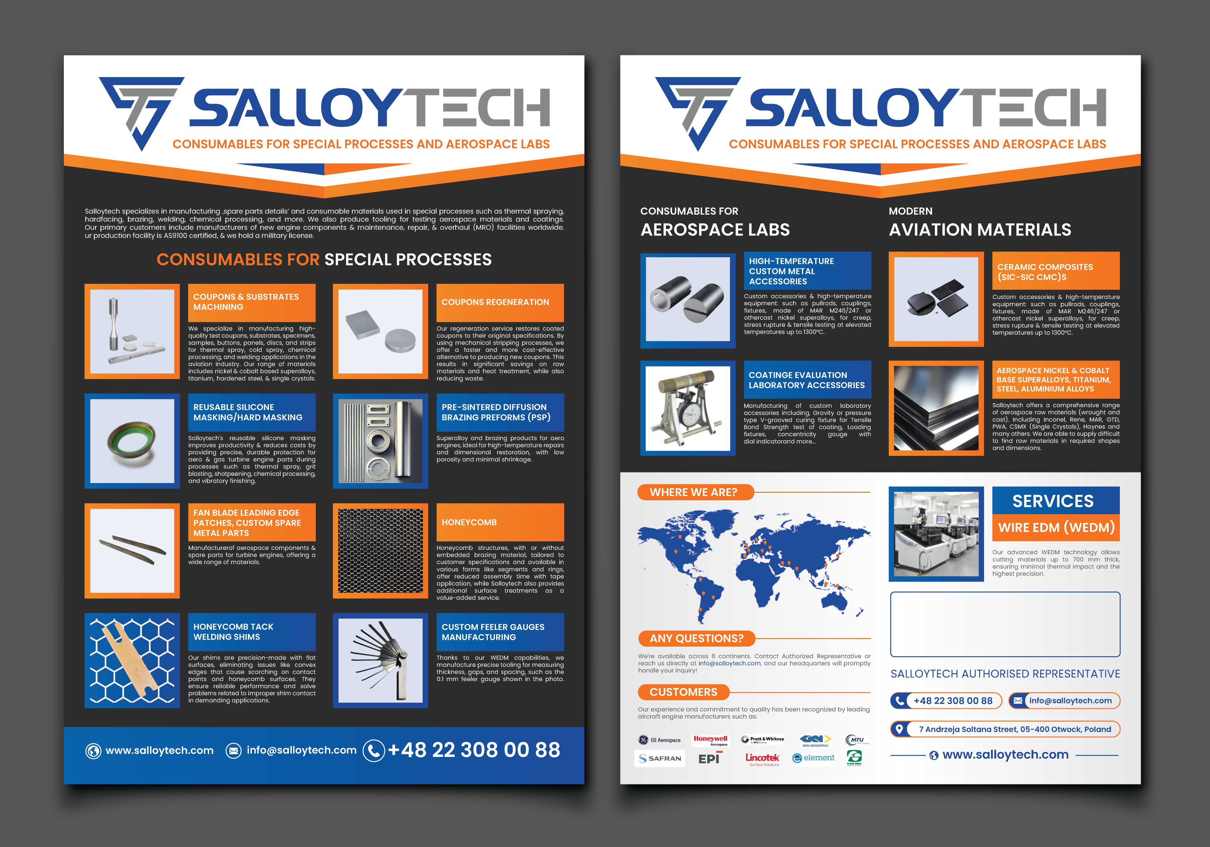 Diseño de Flyer por saurov para Salloytech Sp. z o.o. | Diseño #33669365