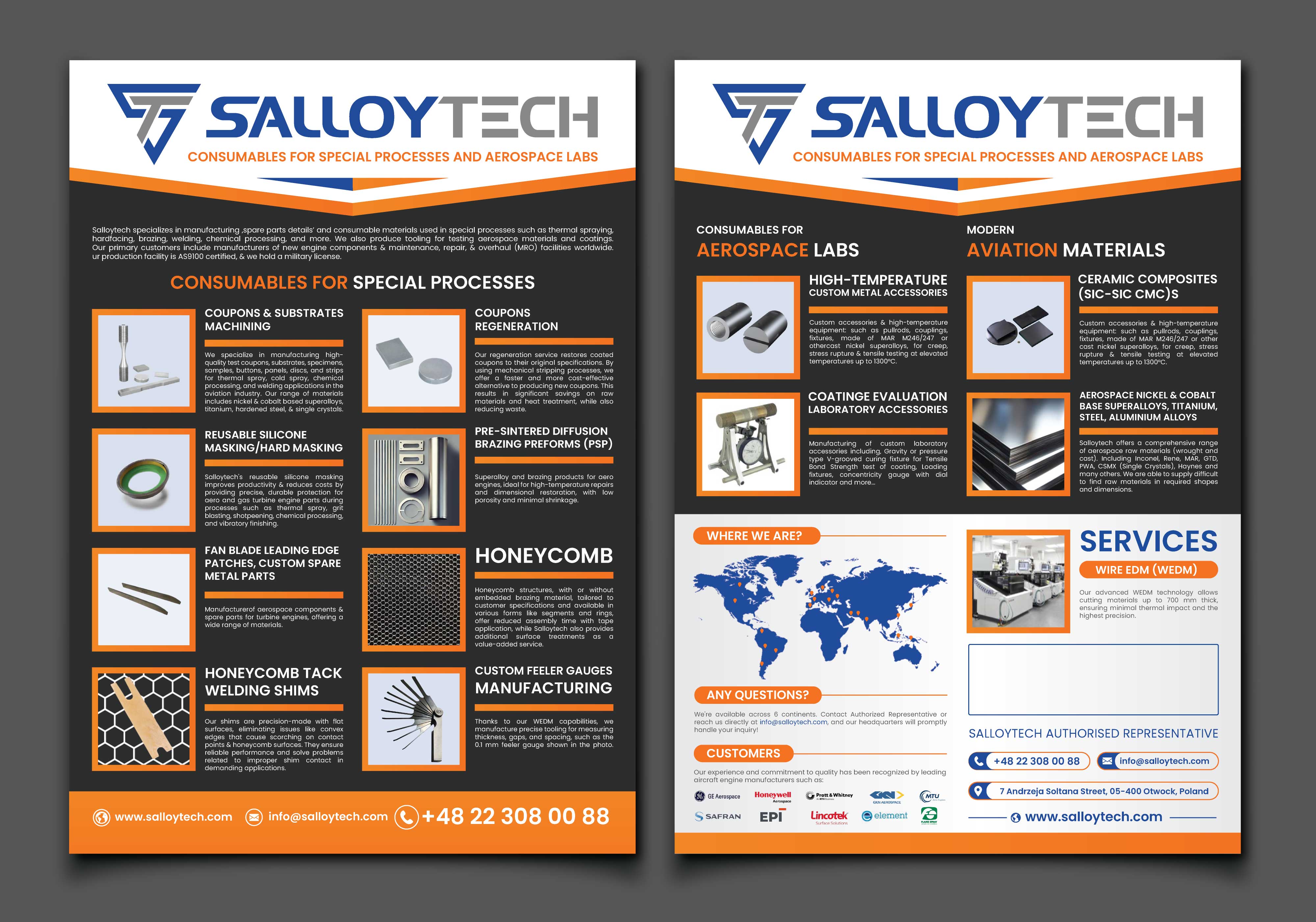 Flyer Design by saurov for Salloytech Sp. z o.o. | Design #33669633