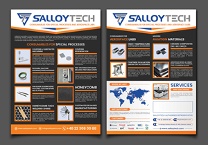 Design de Flyer par saurov pour Salloytech Sp. z o.o. | Design : #33669633