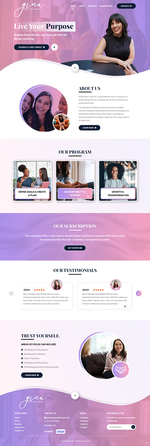 Web Design by pb for Ascending Intimacy Lifestyle Coaching | Design: #33673729