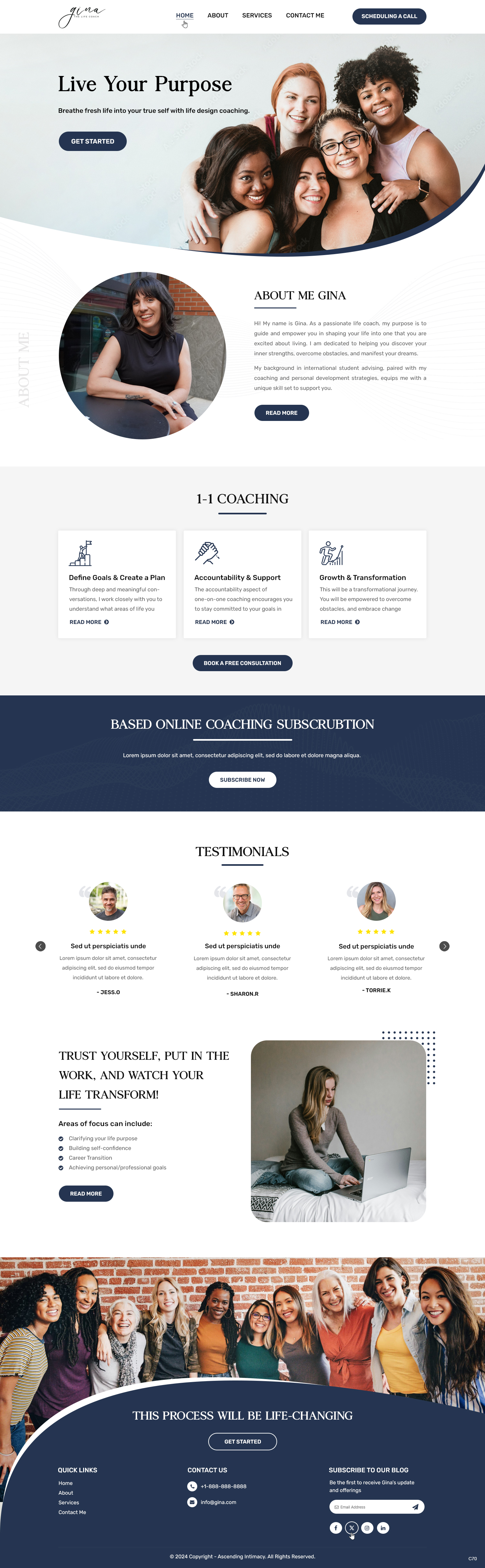 Diseño Web por pb para Ascending Intimacy Lifestyle Coaching | Diseño #33673731