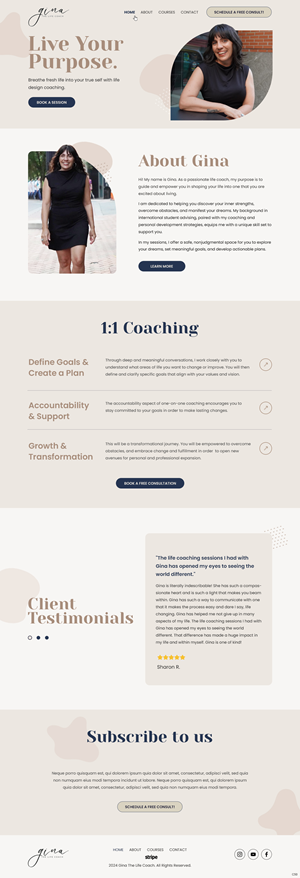 Web Design by pb for Ascending Intimacy Lifestyle Coaching | Design: #33689328
