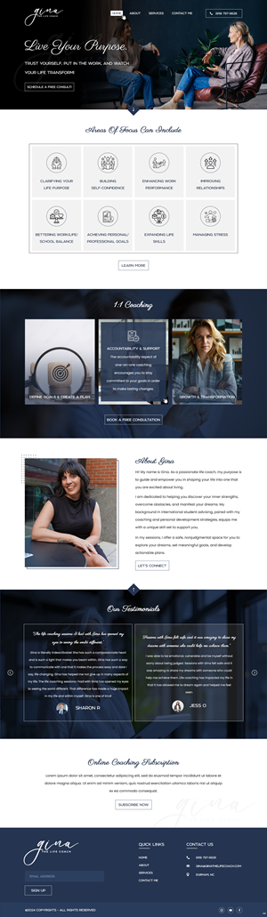 Web Design by pb for Ascending Intimacy Lifestyle Coaching | Design: #33689329