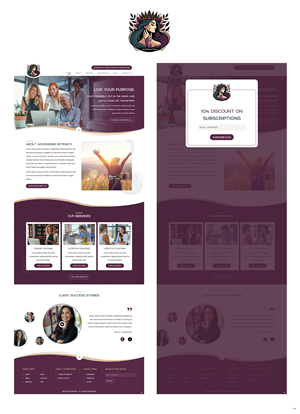 Web Design by pb for Ascending Intimacy Lifestyle Coaching | Design: #33765401