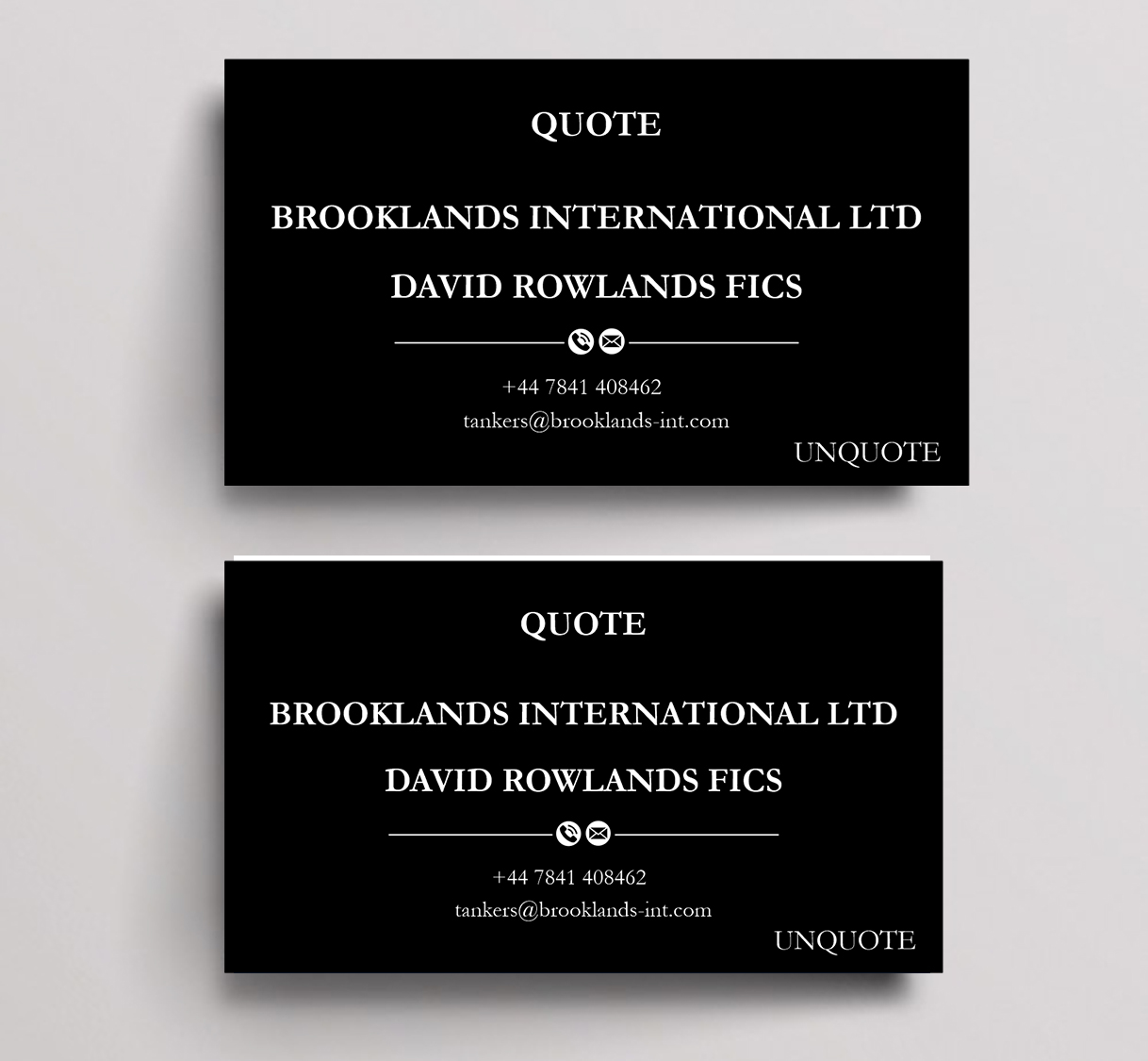 Visitenkarten-Design von freelancer75 für dieses Projekt | Design #33672018