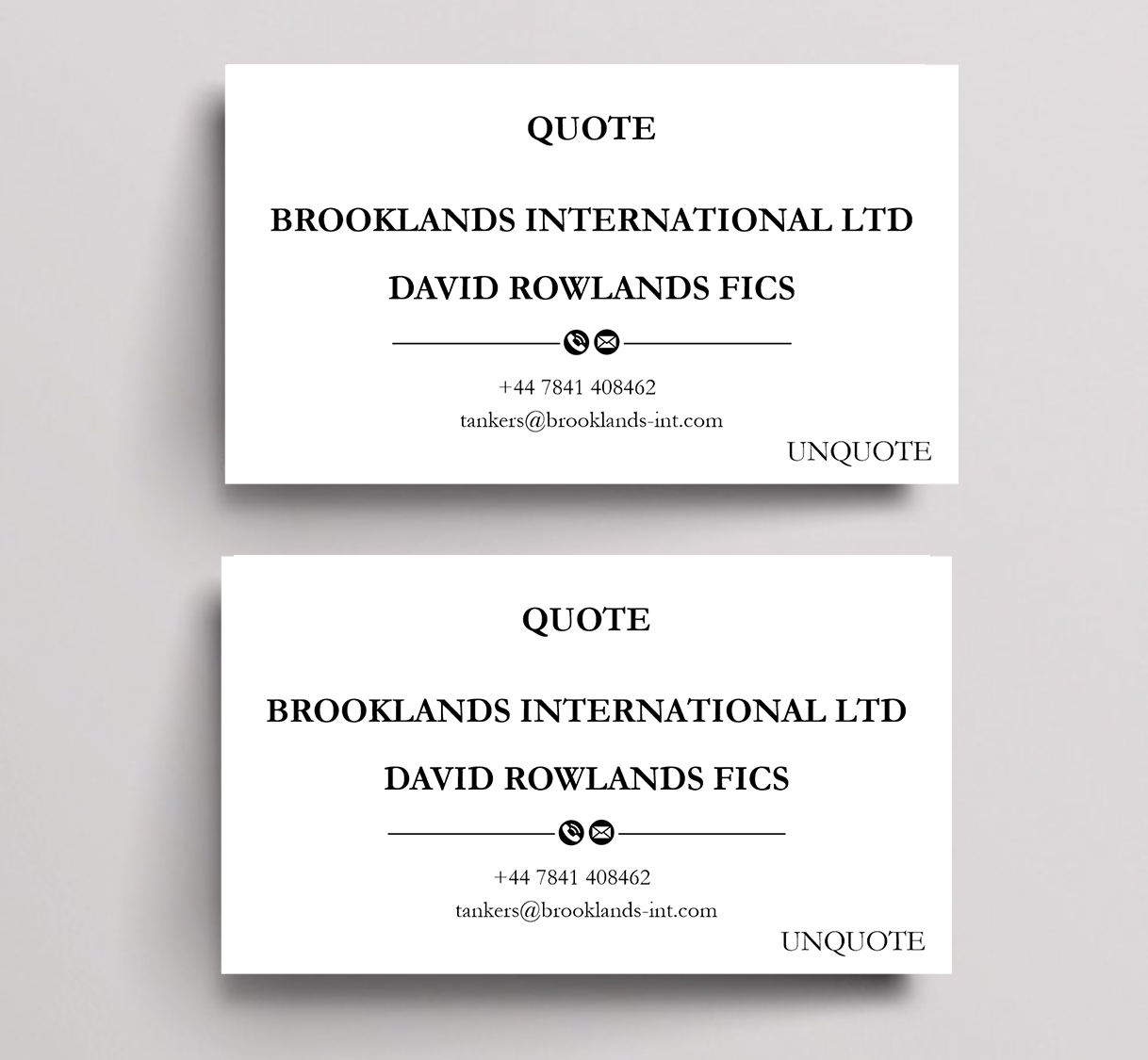 Business Card Design by designer1975 for this project | Design #33677061