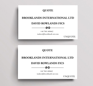 Business Card Design by designer1975 for this project | Design: #33677061