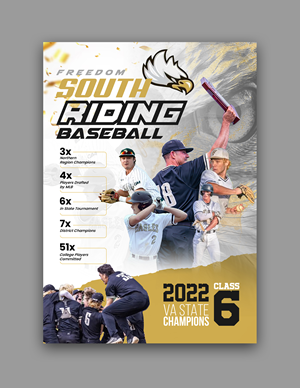 Design de Flyer par debdesign pour Rip City Baseball & Softball | Design : #33669255
