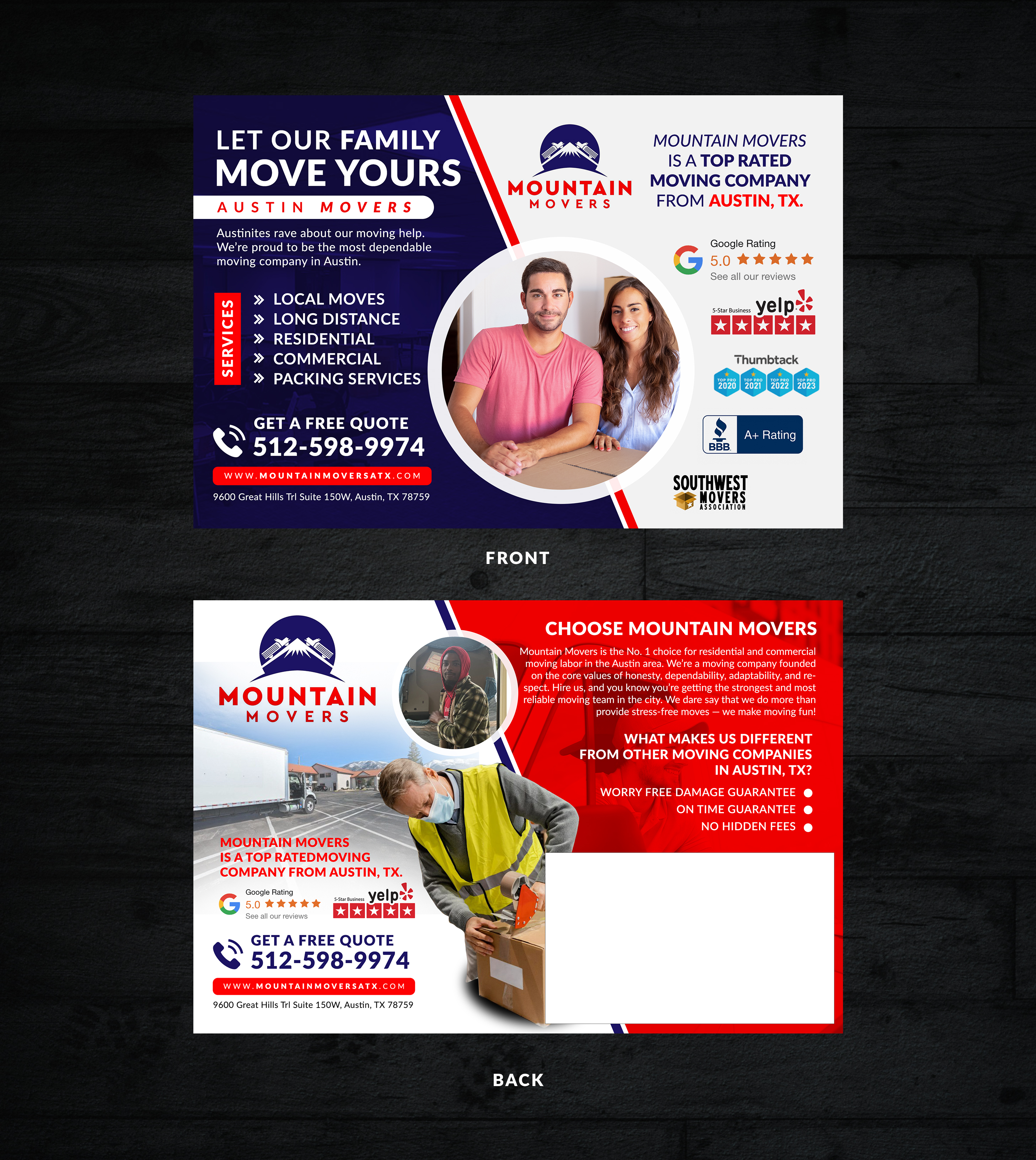 Postcard Design by Sun Moon Graphic Designer for this project | Design #33687357