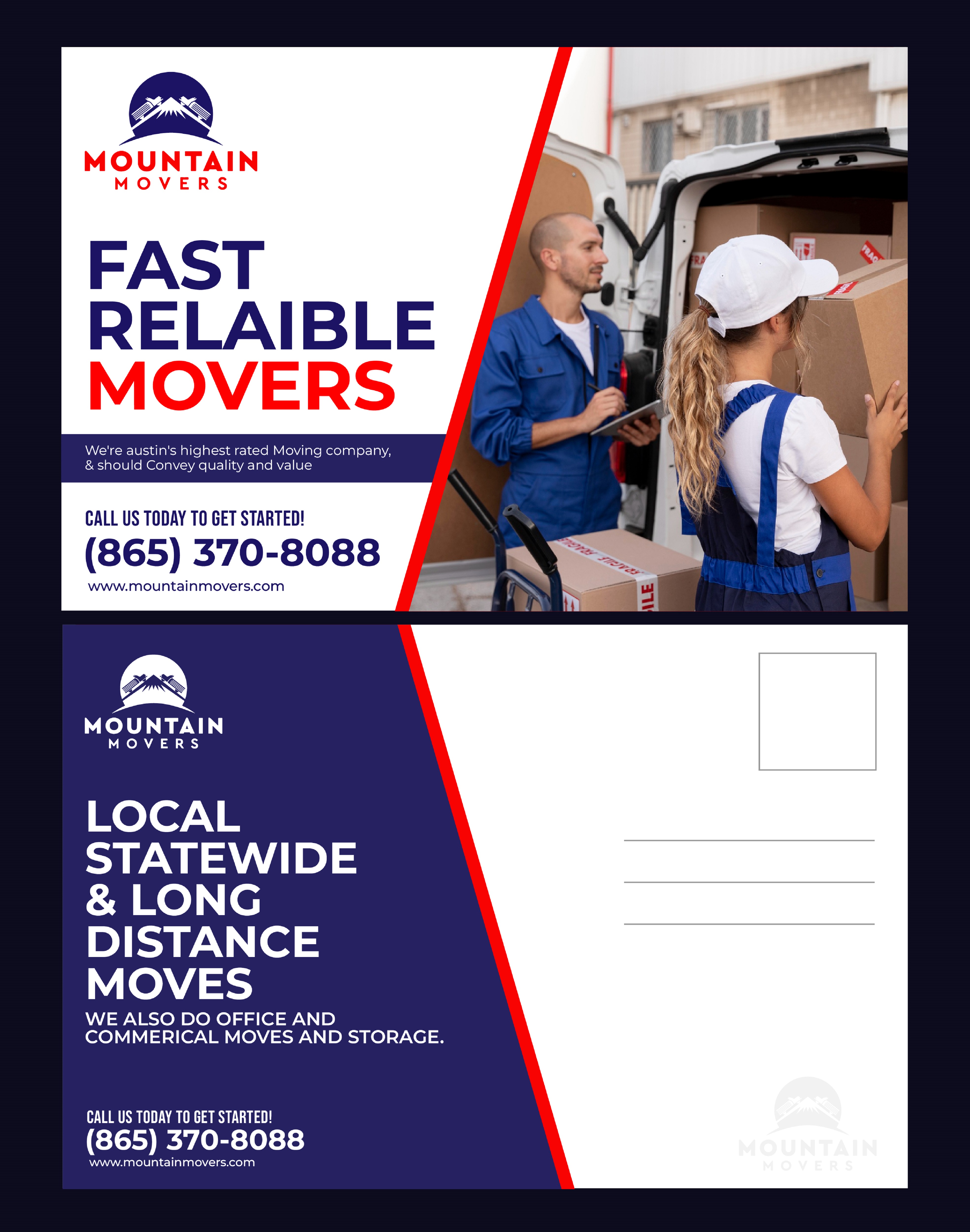 Postcard Design by 3Guys for this project | Design #33697774