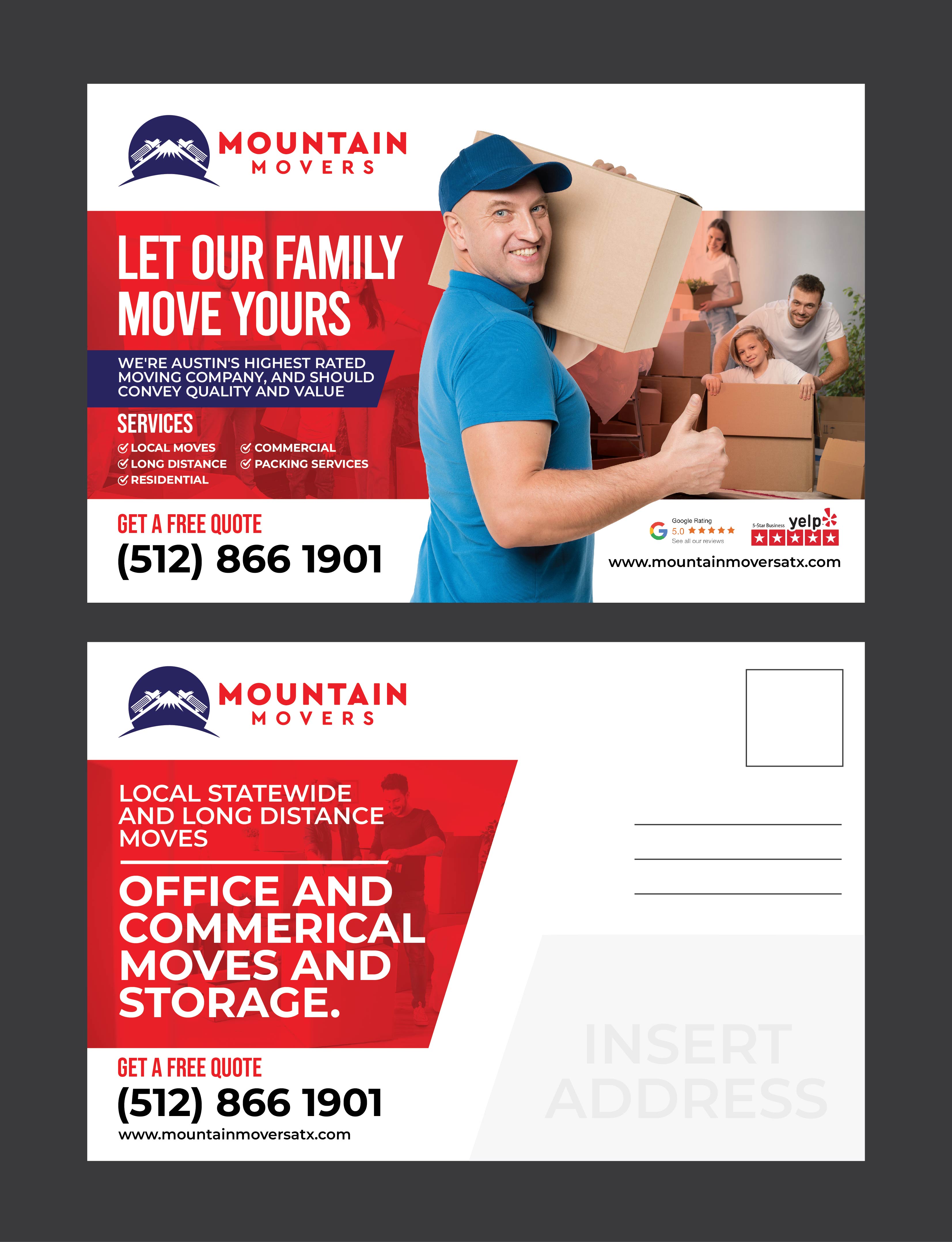 Postcard Design by 3Guys for this project | Design #33722927