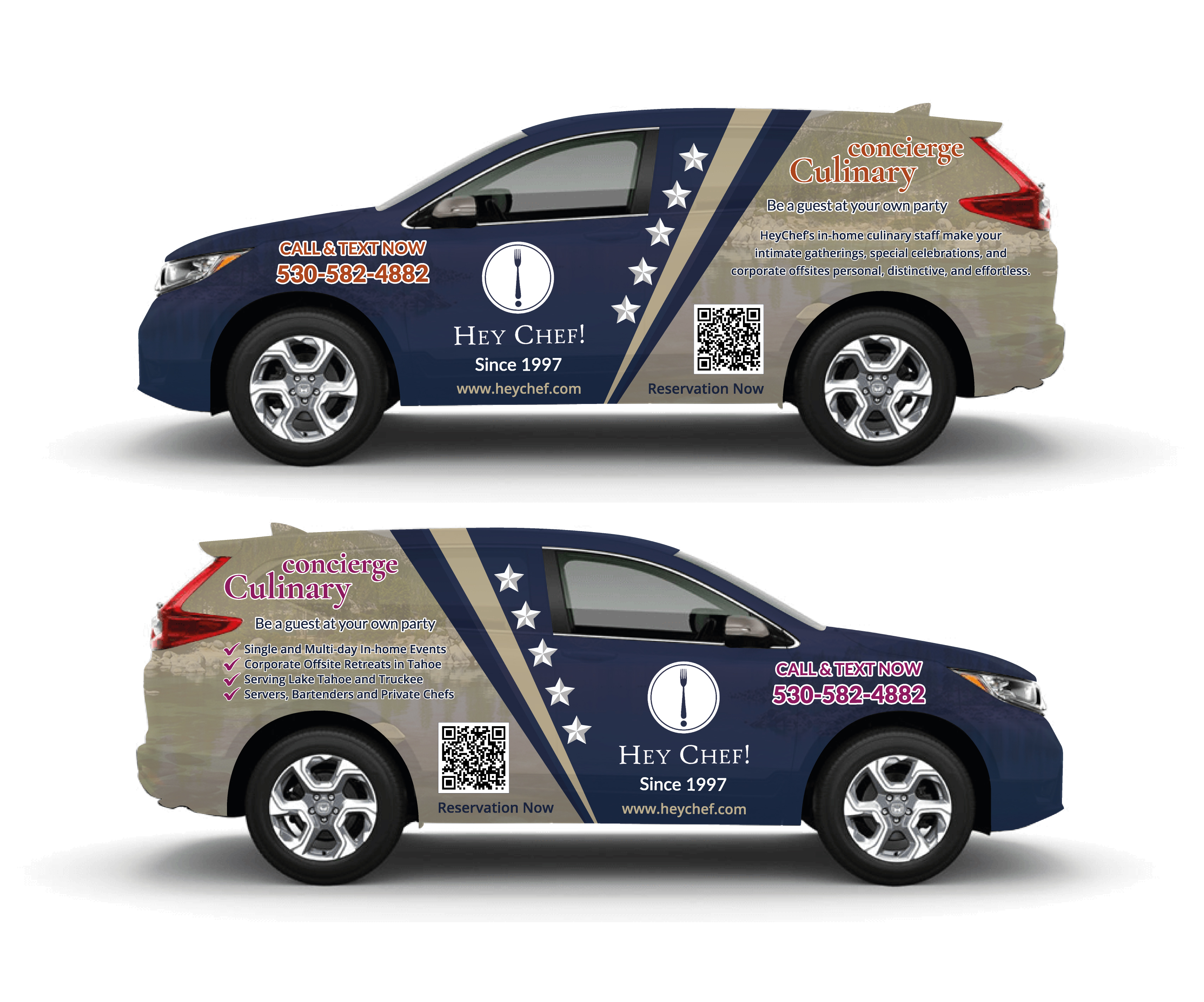 Car Wrap Design by madhushan_one for HeyChef! LLC | Design #33723210