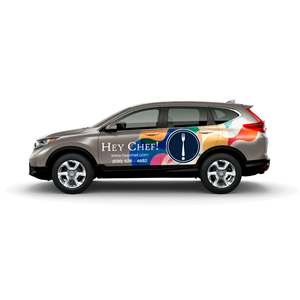 Car Wrap Design by anemidesign for HeyChef! LLC | Design #33708647