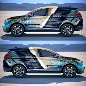 Car Wrap Design by DESIGN SOLUTIONS 007 for HeyChef! LLC | Design: #33689266