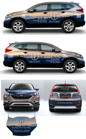 Car Wrap Design by elveneclipse for HeyChef! LLC | Design: #34181161