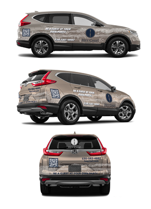 Car Wrap Design by 123graphics for HeyChef! LLC | Design: #33712388