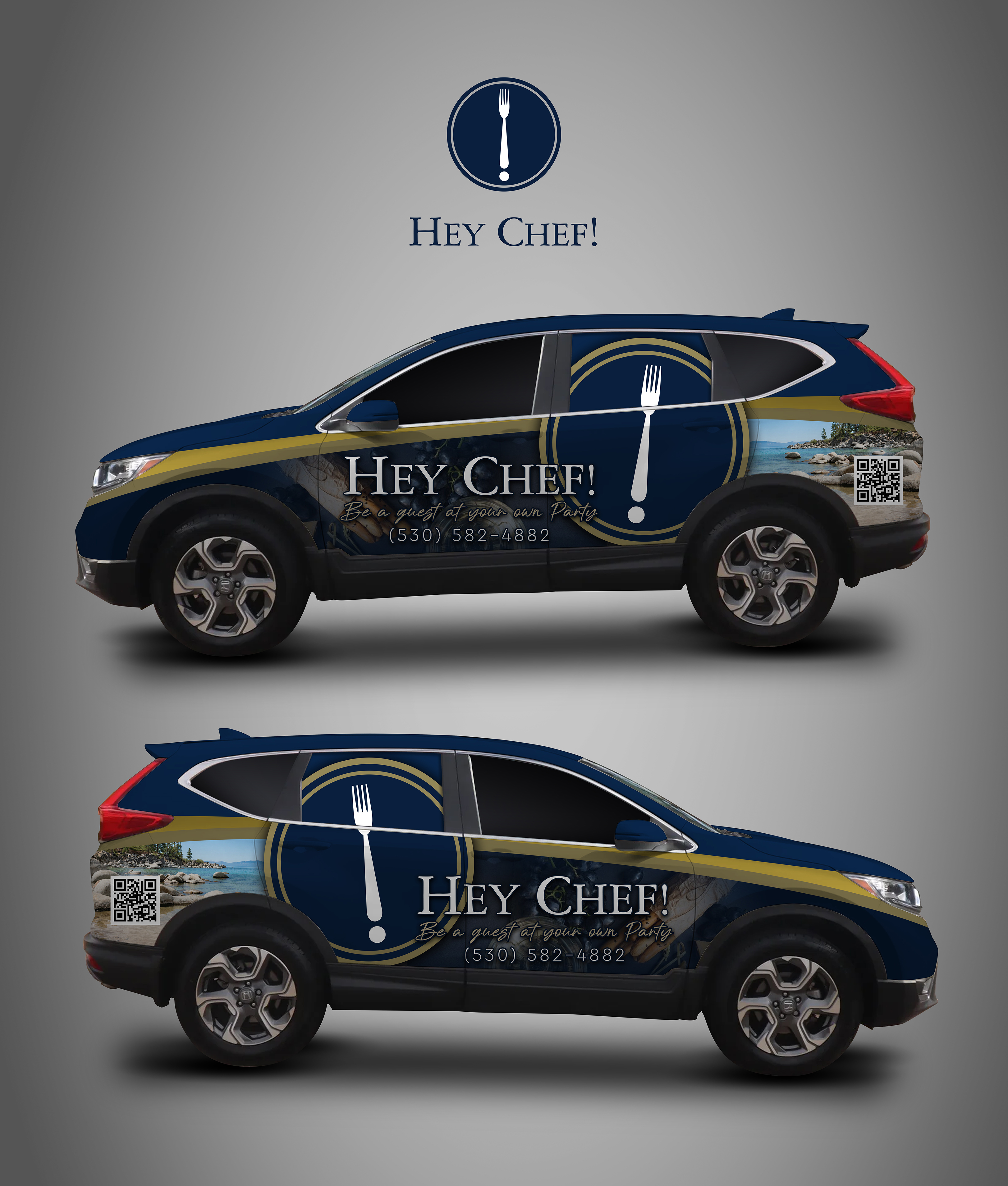 Car Wrap Design by kikodelena for HeyChef! LLC | Design #33703372