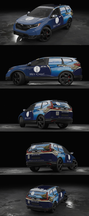 Car Wrap Design by Wrapcia for HeyChef! LLC | Design: #33686218
