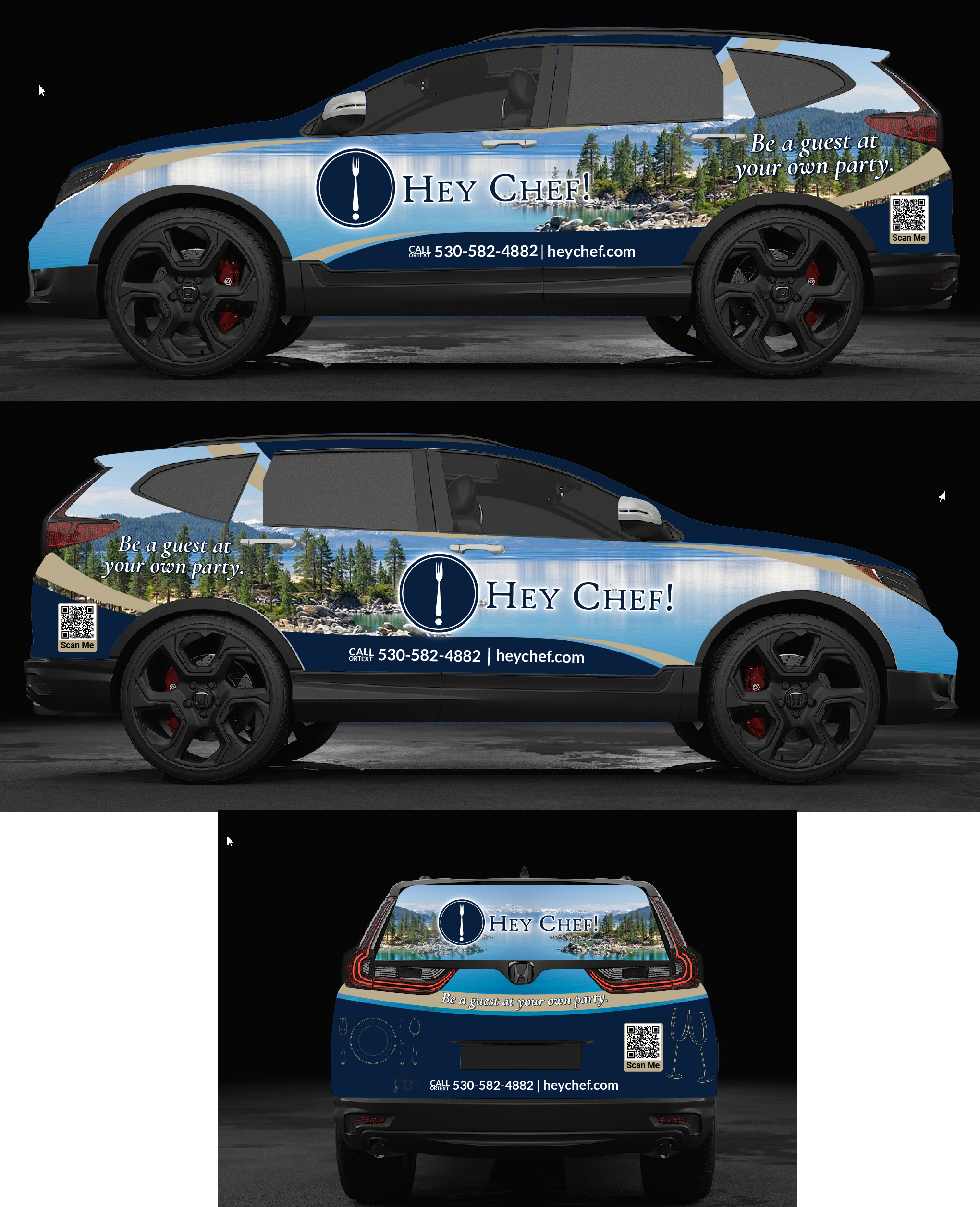 Car Wrap Design by Wrapcia for HeyChef! LLC | Design #33709039