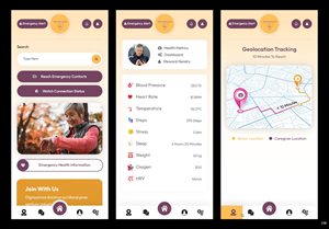 Design Application par pb pour Senior-Alert-Connect | Design : #33697820
